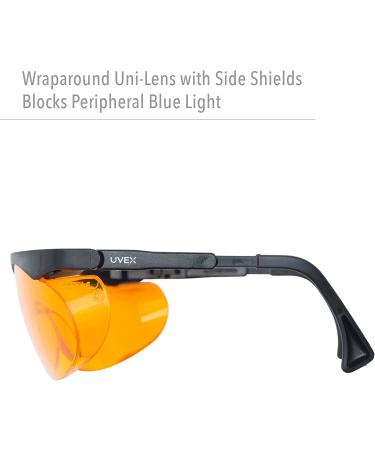 Uvex Skyper Blue Light Blocking Computer Glasses SCT-Orange Lens | S1933X - Buy Online on GoSupps.com
