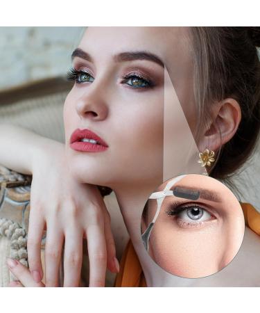 Professional Precision Eyebrow Trimmer Scissors with Comb - Non-Slip Finger Grips, Hair Removal Tool for Men and Women - Black - Buy Online on GoSupps.com