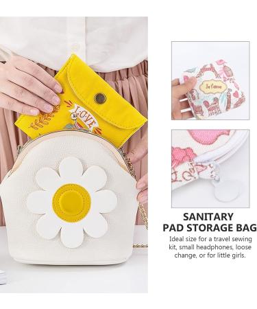 Exceart Women's Bandage & Sanitary Storage Bag - Cotton Organizer for Periods & Napkins - Buy Online on GoSupps.com