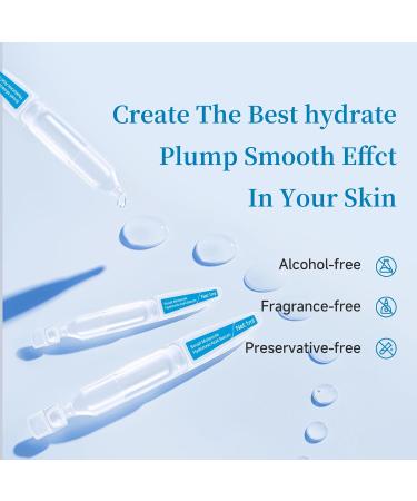 Hyaluronic Acid Serum Ultra Hydrating Serum for Plumper Skin Daily Pre-Makeup Skincare Not Sticky Hyaluronic Acid Ampoules Suitable for Dry & Sensitive Skin Single-Use 30PCS 1.01 Fl Oz (Pack of 1) - Buy Online on GoSupps.com