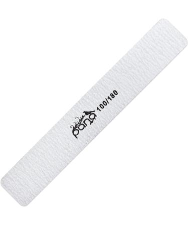PANA Jumbo Double-Sided Emery Nail File - Zebra (Grit 100/180) - 50 Pack - Buy Online on GoSupps.com