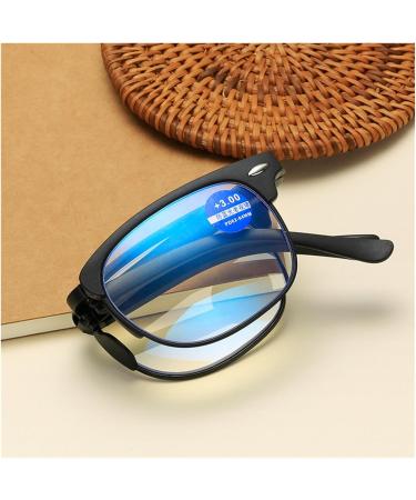 TR90 Foldable Reading Glasses - Anti-Blue Light Stylish & Practical for Men & Women - Size: +4.00 - International Shipping Available - Buy Online on GoSupps.com