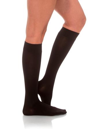JOMI Compression 20-30mmHg Knee High Stockings - Large Black - Buy Online on GoSupps.com