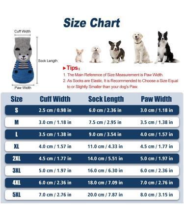 Petloft Anti-Slip Dog Socks | 4-Piece Slide-Resistant Set for Small to Large Dogs & Cats | Adjustable & Removable Fastening Tape | Gray Paw 5XL - Buy Online on GoSupps.com