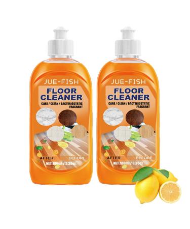 Powerful floor cleaner Powerful Decontamination Floor Cleaner Multi-Purpose Floor Cleaner Hardwood Floor Cleaner Orange floor cleaning concentrate multi-purpose floor cleaner (2 pieces)