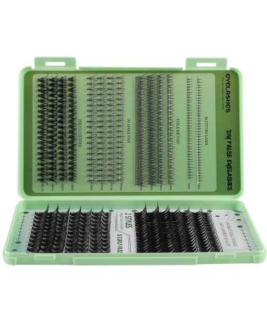 30p/40p Mixed Cluster Eyelashes | GLANVY DIY Lash Extension Kit | 551pcs Natural Look Individual Lashes | 6-in-1 Ultra-Large Capacity - Buy Online on GoSupps.com