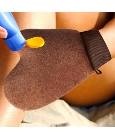 Tanner Mitt Self Tanning Mitt | Tan Lotion Applicator with Elastic Wrist Sunless Body Tanner Spray and Mousse Applicator for Women Girls Girls Place Camping Picnic Cycling Sports - Buy Online on GoSupps.com