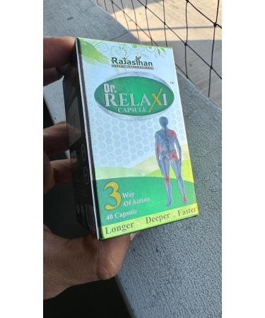(Pack of 2) Rajasthan Herbal Relaxi (40 Capsules Each) - by OTCSTORE1 - Buy Online on GoSupps.com