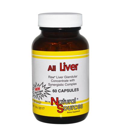 Natural Sources All Liver 60 Capsules