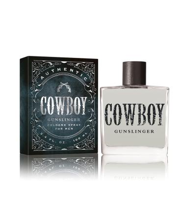 Tru Western Cowboy Gunslinger Men's Cologne 3.4 fl oz (100 ml) - Warm Fresh Bold