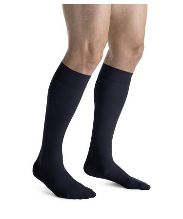 JOBST - 113149 forMen Casual 15-20 mmHg Knee High Compression Socks Navy Medium