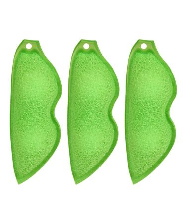 Bottle Cleaning Sponge Beans Shaped Bottle Cleaning Sponge Bottle Sponge Heat Resistance Bottle Sponge Bean Bottle Sponge with Two Aluminum Ceramic Balls Inside of Small Mouth B