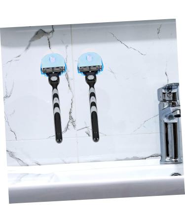 Angoily 2-Pack Razor Holder Shower Hook - Suction Hook for Bathroom Storage & Razor Organization - Buy Online on GoSupps.com