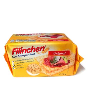 Buy 30s Sparpack Filinchen - Original Crispy Bread Low Sugar & Sodium Ideal Snack - 30 x 75g - Buy Online on GoSupps.com