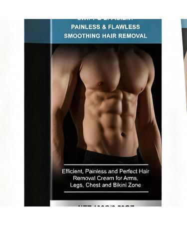  Generisch Hair removal cream for men 100 ml shaving product | Hair removal cream for arms for friends fathers bodybuilders swimmers busy professionals chest back etc. - Buy Online on GoSupps.com