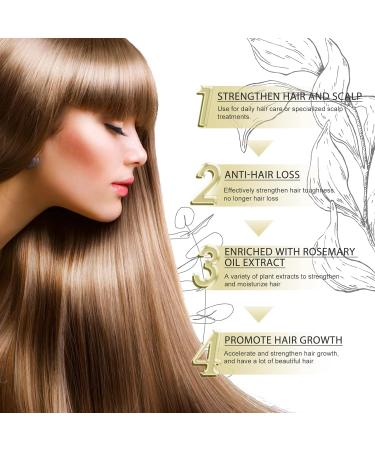 Veganic Natural Hair Growth Oil - Carvenchi Organic Rosemary Oil for Hair Growth Vegan Hair Oil for Dry and Damaged Hair Promotes Growth and Thickness - Buy Online on GoSupps.com