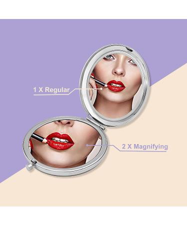 18th Birthday Gift: Folding Makeup Mirror for Girls Turning 18 - Ideal Present for Sister, Niece, Daughter, Bestie - Buy Online on GoSupps.com