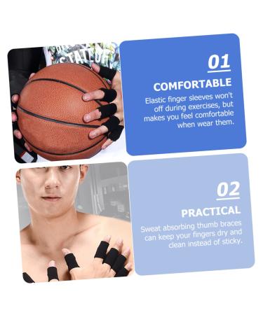 ULTECHNOVO 60 Pcs Sports Finger Guards - Multi-Function Finger Cots & Covers for Professionals | Portable Finger Sleeves for Sports & Activities - Buy Online on GoSupps.com
