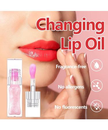 Magic Color Changing Lip Oil 2024 New Moisturizing Lip Gloss Color Changing Lip Gloss Hydrating Lip Care Long Lasting Magic Big Brush Color Changing Lip Oil Stain Amazing Finish (3PCS) - Buy Online on GoSupps.com