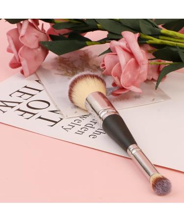 Dual-Ended Foundation Brush - Kabuki & Concealer Brush for Liquid Powder & Cream - Perfect for Blending & Buffing | International Shipping - Buy Online on GoSupps.com
