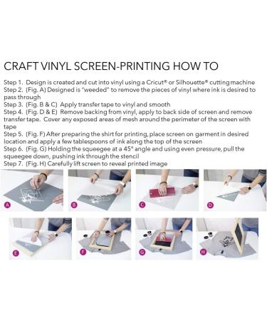 Speedball Beginner Screen Printing Craft Vinyl Kit for Custom T-Shirts and Home Decor - Buy Online on GoSupps.com