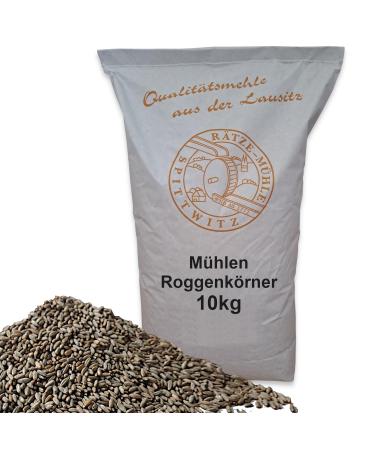 Mills rye grains 10kg whole grain cleaned fresh from the R tze mill in the best quality rye kernels 10 kg