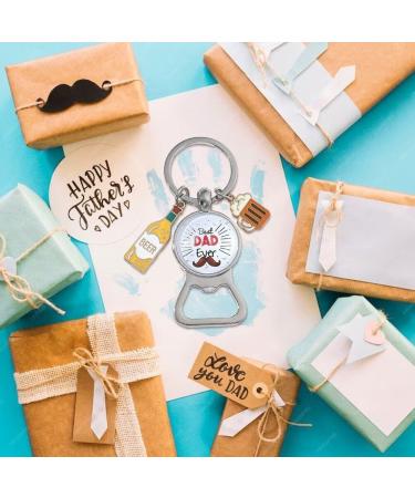 Fathers Day Bottle Opener Keychain Beer Opener Keyring WORLD'S BEST DAD Keychain Happy Father's Day Accessories for Dad Men Style 2 - Buy Online on GoSupps.com