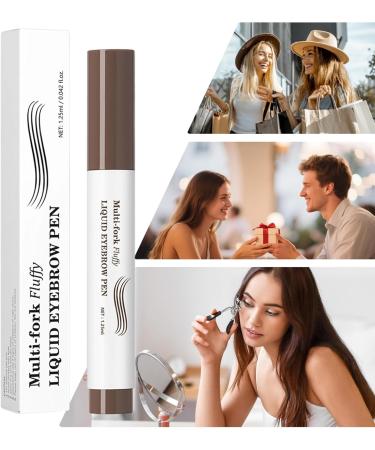 Eyebrow Pen 125ml Smudge Resistant And Water Resistant Pencil Multiple Forks Liquid Pen Point for Women and Girls for Daily Use Work Date Parties Sports and Travel 3 - Buy Online on GoSupps.com