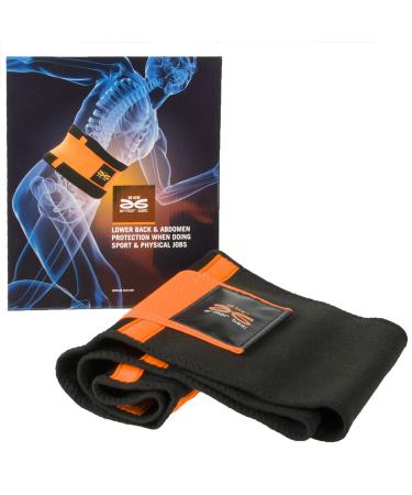 Oramics Armor Belt Back support belt sports girdle Back support with orthopedic effect back band - XL format kidney belt fitness belt for women and men