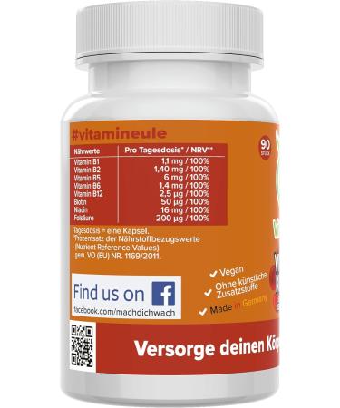 High-Dose Vegan Vitamin B Complex Capsules from Germany | Laboratory Tested | Additive-Free | VitamineULE  - Buy Online on GoSupps.com