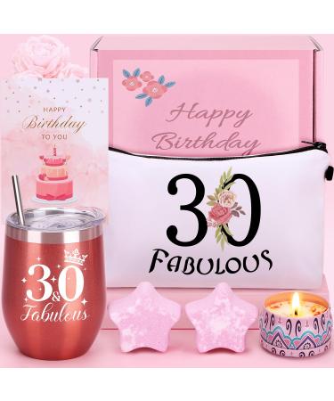 30th Birthday Pamper Gifts for Women 30th Unique Birthday Hampers for Her Birthday Present for Women 30 Year Old Lady Birthday Gifts Birthday Basket Gifts for Mum Friend Sister Bestie Turning 30 B 30th Birthday