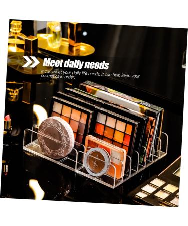 POPETPOP Cosmetic Storage Box Drawer Divided Makeup Organizer Plastic Cosmetic Organizer Cushion Powder Blush 17x12.5cm Transparent - Buy Online on GoSupps.com