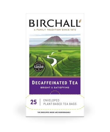 Birchall Decaffeinated Breakfast Tea Bags The Perfect Decaf Tea for a Classic English Breakfast Decaffeinated Plant Based Tea Bags 6 Boxes Of 25 Tagged Tea Bags