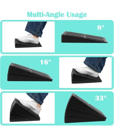 Wadendehner Set - Risvowo Knieretters Waden Trainer Keil & Mobilization Wedge for Leg Stretching | International Shipping - Buy Online on GoSupps.com