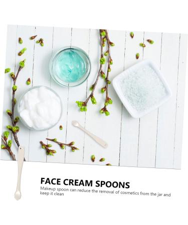 minkissy 6pcs Electroplating Cream Spoon Facial Cream Scoop Cosmetics Sub Package Scoops Cosmetic Mixing Spoon Mini Lotion Make up Kit Facial Spatula Facial Cream Scoop Tool Spoon 1 count (Pack of 1) Silver - Buy Online on GoSupps.com