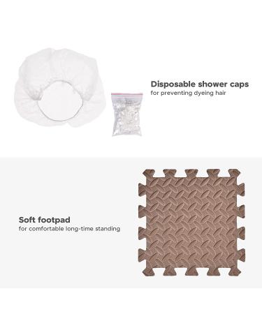 AW Black Portable Spray Tanning Tent Pop Up Booth | Sunless Waterproof with Clear Window & Carry Bag | 49x45x84 - Perfect for Makeup & Painting - Buy Online on GoSupps.com