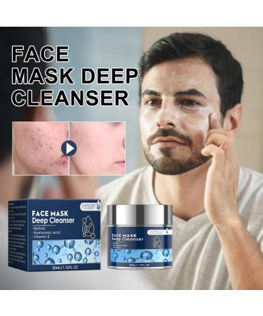 ZJchao Men Cleansing Facial Wash - Pore Cleansing Blackhead Reduction & Hydrating Skin Tightening Solution - Buy Online on GoSupps.com