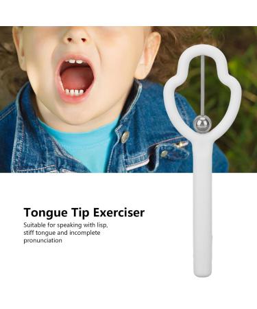 Tongue Tip Trainer - Muscle Strengthening Device for Men & Women | Boost Oral Health & Fitness (White) - Buy Online on GoSupps.com