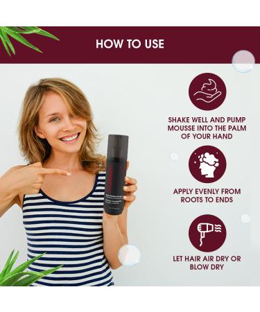 Maxxam Body Building Mousse | Volumizing Styling Foam | Frizz Control for All Hair Types | 6 Fl Oz - Buy Now - Buy Online on GoSupps.com