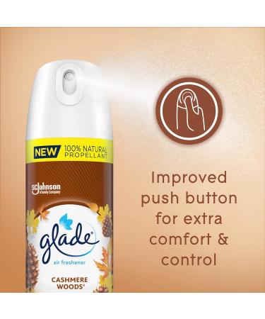 Glade Cashmere Woods Room Spray 8.3 oz - Pack of 6 | Long-Lasting Air Freshener - Buy Online on GoSupps.com