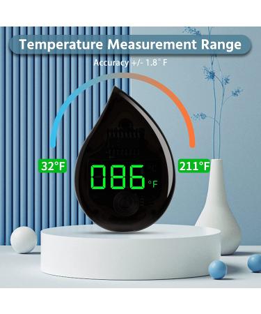 Aggforbl Aquarium Thermometer - Accurate Digital Display Fish Tank Temperature Sensor with LED - Low Energy Consumption - Ideal for Reptile or Fish Tanks - Buy Online on GoSupps.com