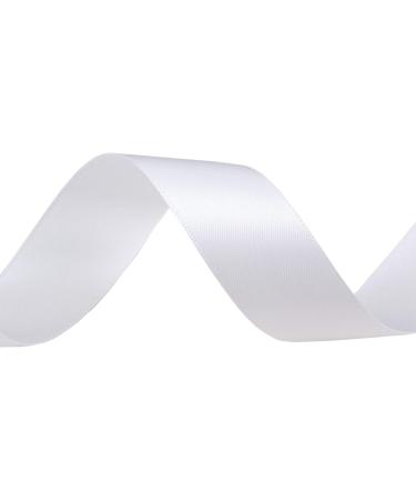 VATIN 1 Inch Double Faced Polyester Satin Ribbon White - 25 Yards Spool for Wedding, Baby Shower and Crafting - Buy Online on GoSupps.com