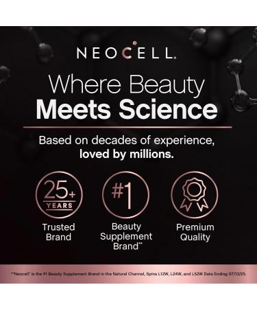 NeoCell Biotin Collagen Keratin Supplement | 80000mcg | 60 Capsules | Beauty B-Complex | Plus Hyaluronic Acid | Hair Skin and Nails - Buy Online on GoSupps.com