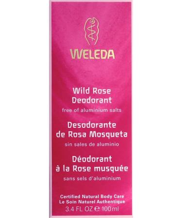 Weleda Wildrose Deodorant 3.4-Ounce - Pack of 2 | Natural Protection | Fresh and Gentle Formula - Buy Online on GoSupps.com