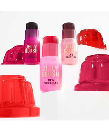 Revolution Beauty Jelly Blush Stick Lips & Cheeks Long-Lasting Buildable with Hyaluronic Acid & Aloe Vegan & Cruelty-Free Cherry Red - Buy Online on GoSupps.com