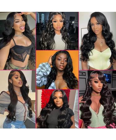 18 20 22 Inch Brazilian Body Wave Bundles with 5x5 Lace Closure - Unprocessed Virgin Human Hair - Free Part Closure Included - Buy Online on GoSupps.com