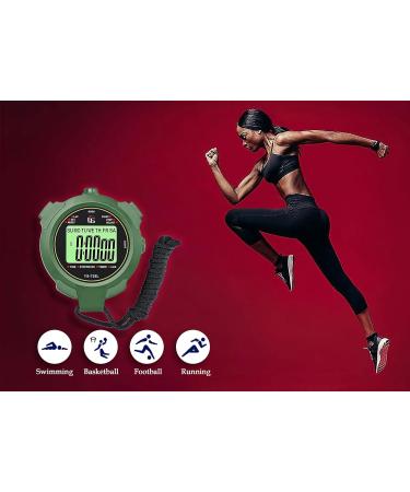 Digital Stopwatch with Whistle for Swimmers | 2 Memory Functions & Light | Mute Sports Timer - Buy Online on GoSupps.com