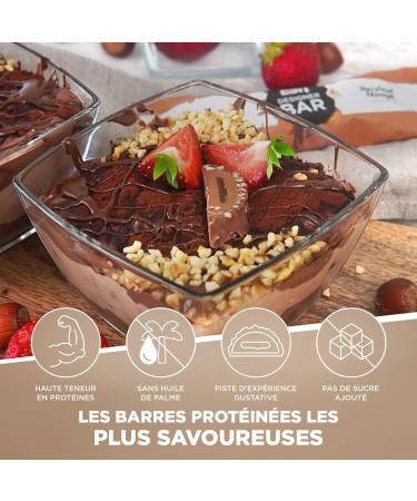 ESN Designer Bar Box Hazelnut Nougat 12 x 45g Protein Bars - Buy Online on GoSupps.com