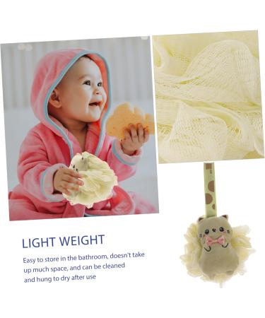 Buy Healeved 2pcs Cartoon Bath Ball Scrubber - Kids Loofah Body Wash Sponge for Fun & Clean Bathing - Buy Online on GoSupps.com