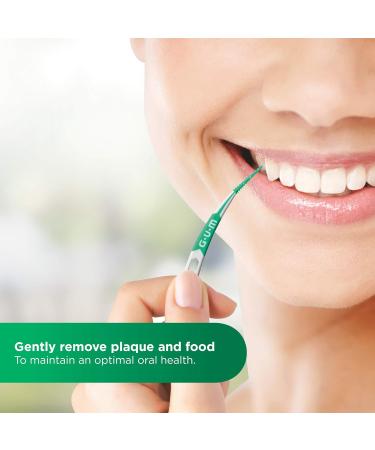 Gum Soft Picks - Advanced Interdental Cleaner for Gentle & Effective Cleaning | 3x60 Medium Size | International Shipping Available - Buy Online on GoSupps.com